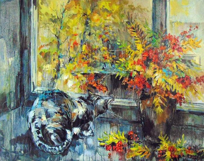 Рябина в живописи русских художников.. Обсуждение на LiveInternet ...