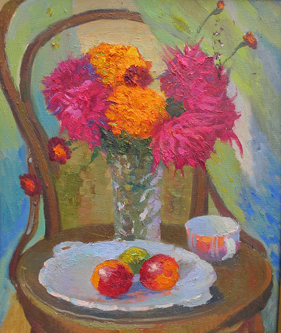  художник  Шубников Павел, картина Осенние цветы