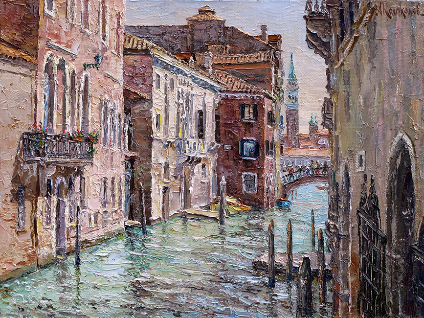  художник  Колоколов Антон, картина Венеция