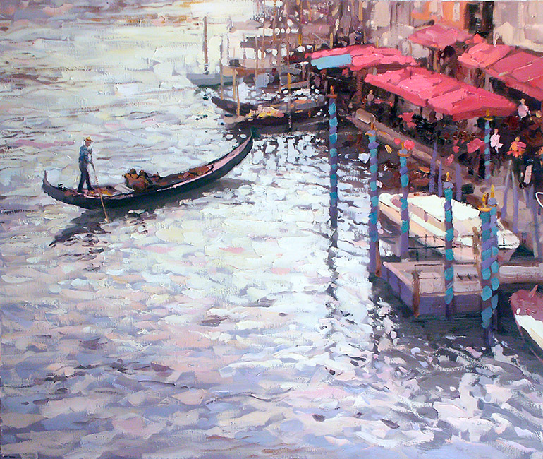  художник  Николаев Юрий, картина Утро в Венеции