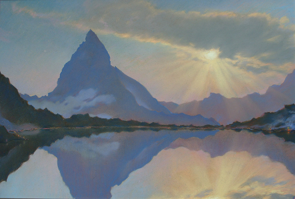  художник  Майстренко Геннадий, картина Швейцария. Церматт. Matterhorn.  