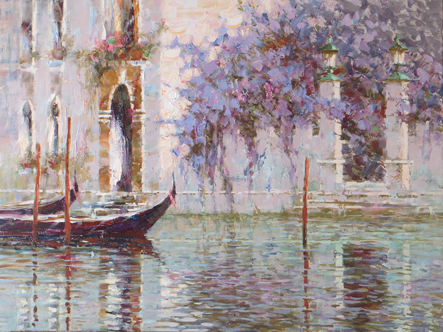  художник  Комарова Елена, картина Весна. Венеция