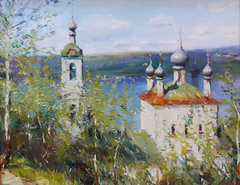  художник  Лихоманов Юрий, картина Плес