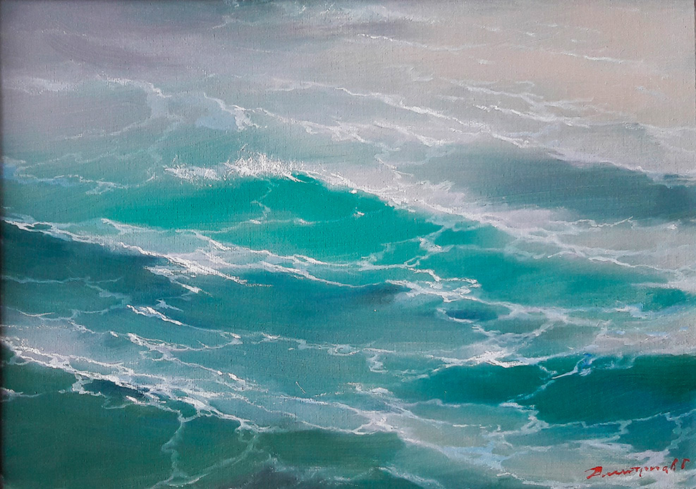  художник  Дмитриев Георгий, картина Море