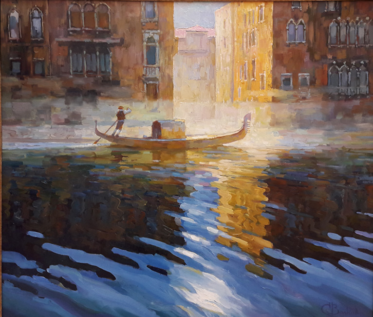  художник  Волков Сергей, картина Утро в Венеции