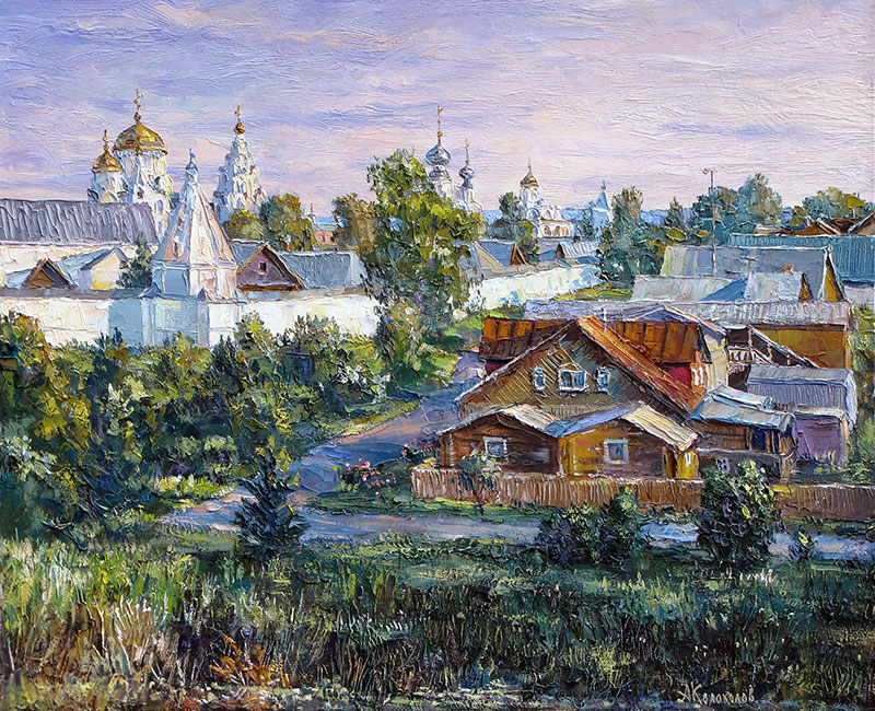 Картины монастырей маслом