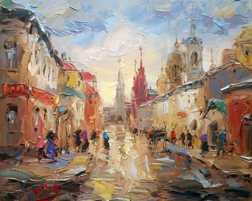 Старая москва картины
