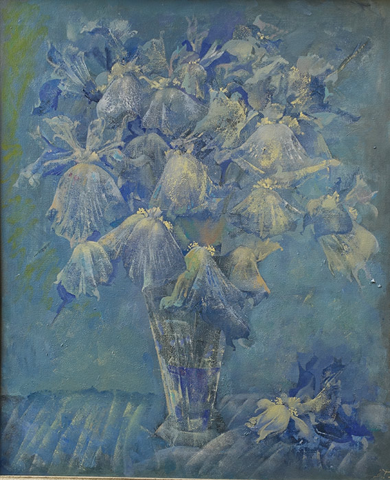  художник  Тенета Виктория, картина Голубые ирисы