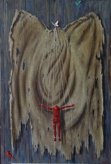  художник  Дмитриев Георгий, картина Душа красного манекена