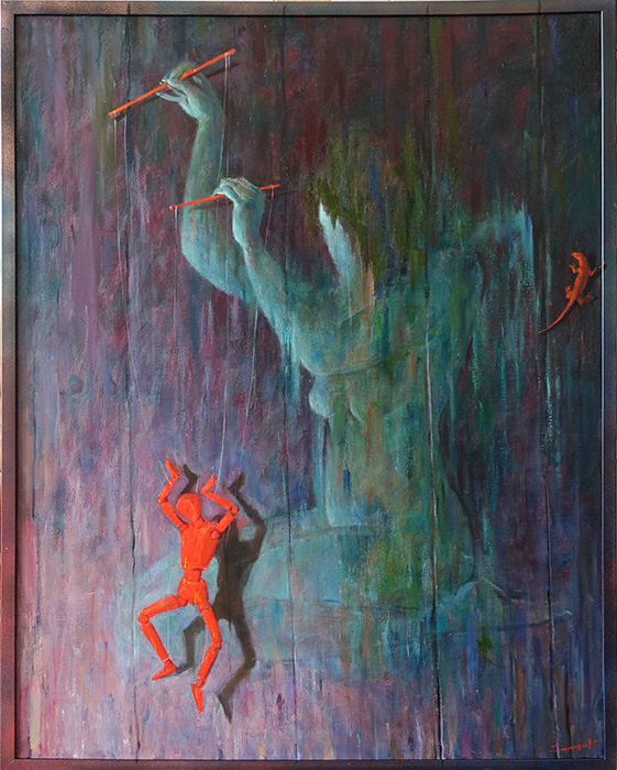  художник  Дмитриев Георгий, картина Танцующая марионетка