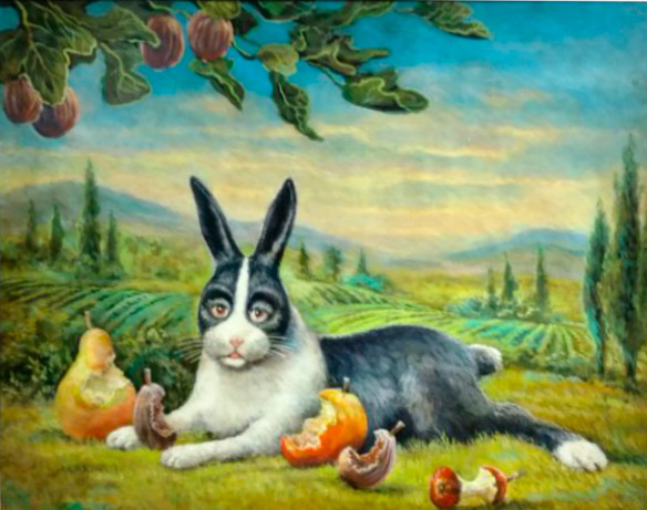  художник  Стрелков Александр, картина Итальянский заяц