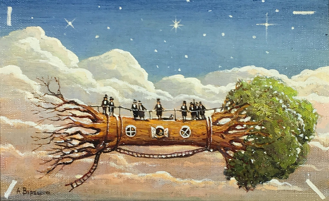  художник  Верещагин Андрей, картина 12 джентльменов и закон природы