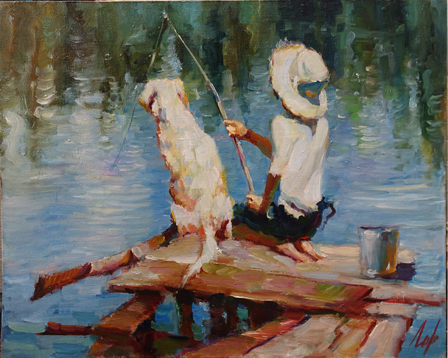 3 рыбака картина