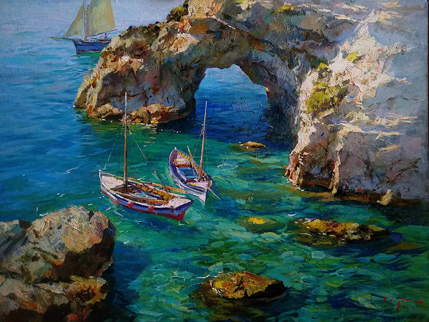Картина прозрачная вода