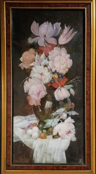  художник  Тенета Виктория, картина Натюрморт с розой