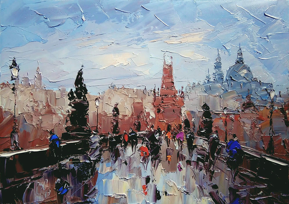 художник  Суковатых Владимир, картина Прага