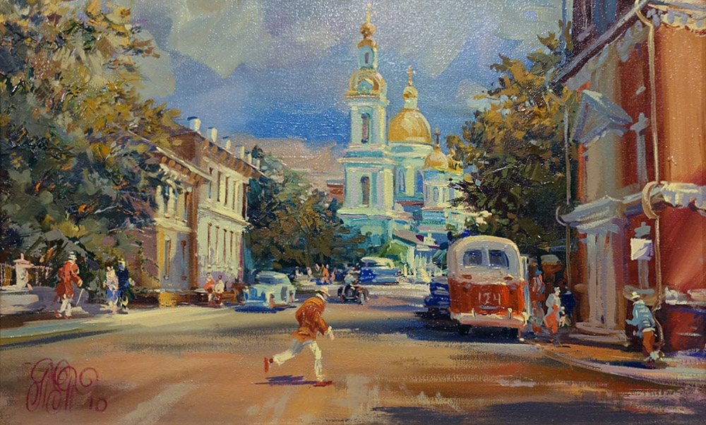  художник  Пеньковский Павел , картина Елоховская церковь