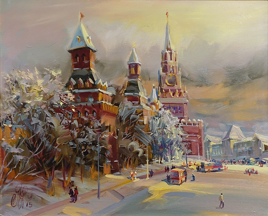  художник  Пеньковский Павел , картина Московский   Кремль