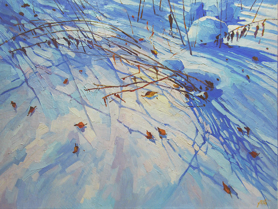 художник  Чижова Виктория, картина Ранняя зима