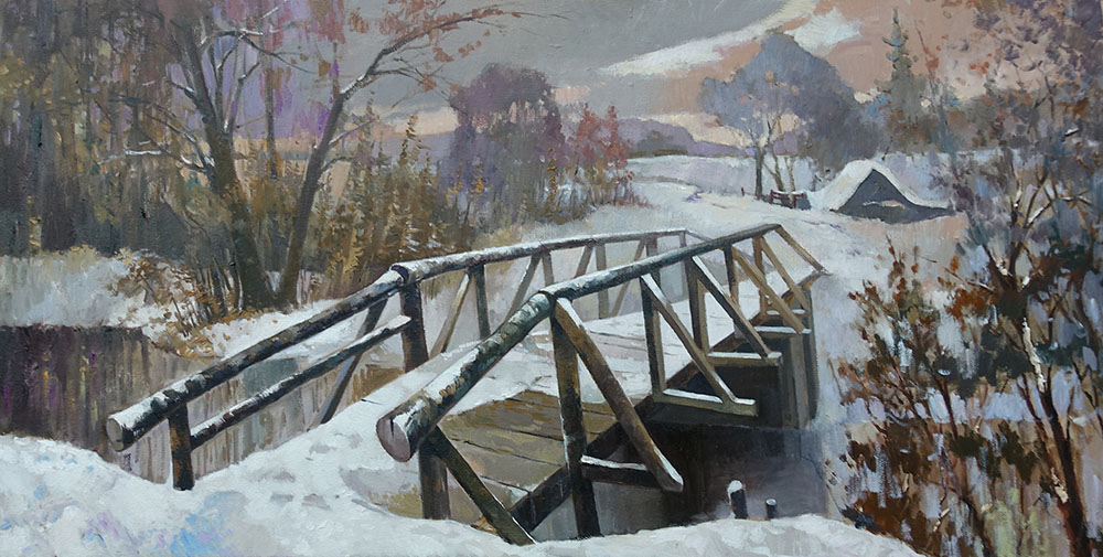  художник  Козлов Дмитрий, картина Из серии  Великие мосты