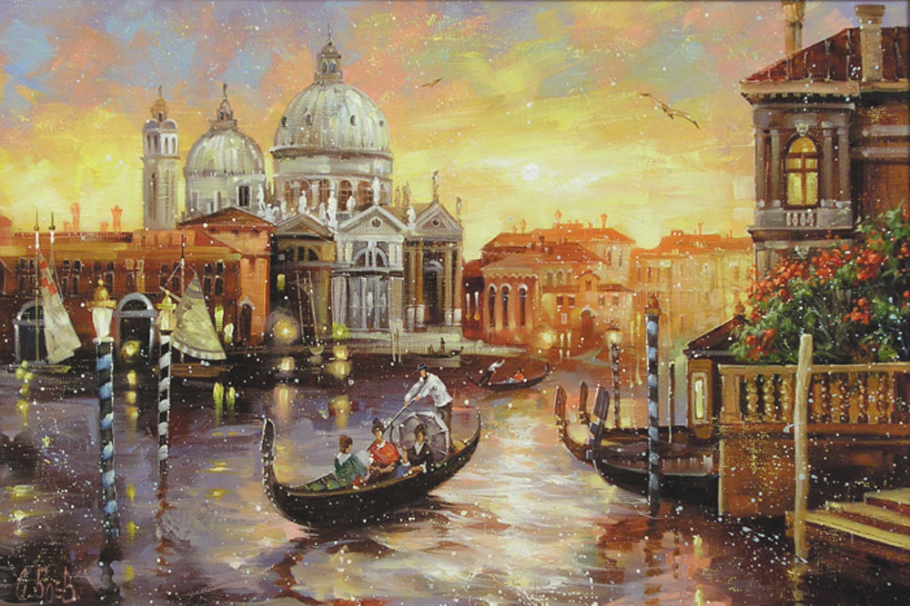  художник  Боев Сергей , картина Венеция