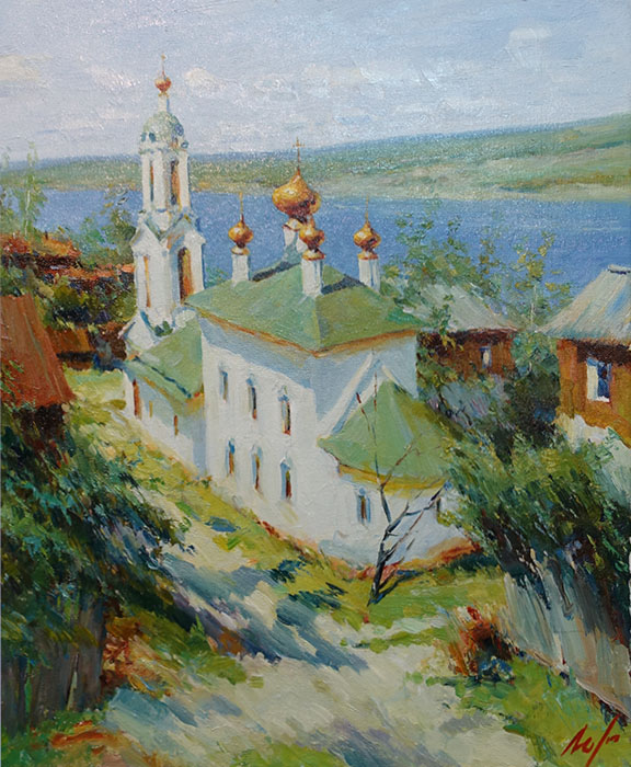  художник  Лихоманов Юрий, картина Плес