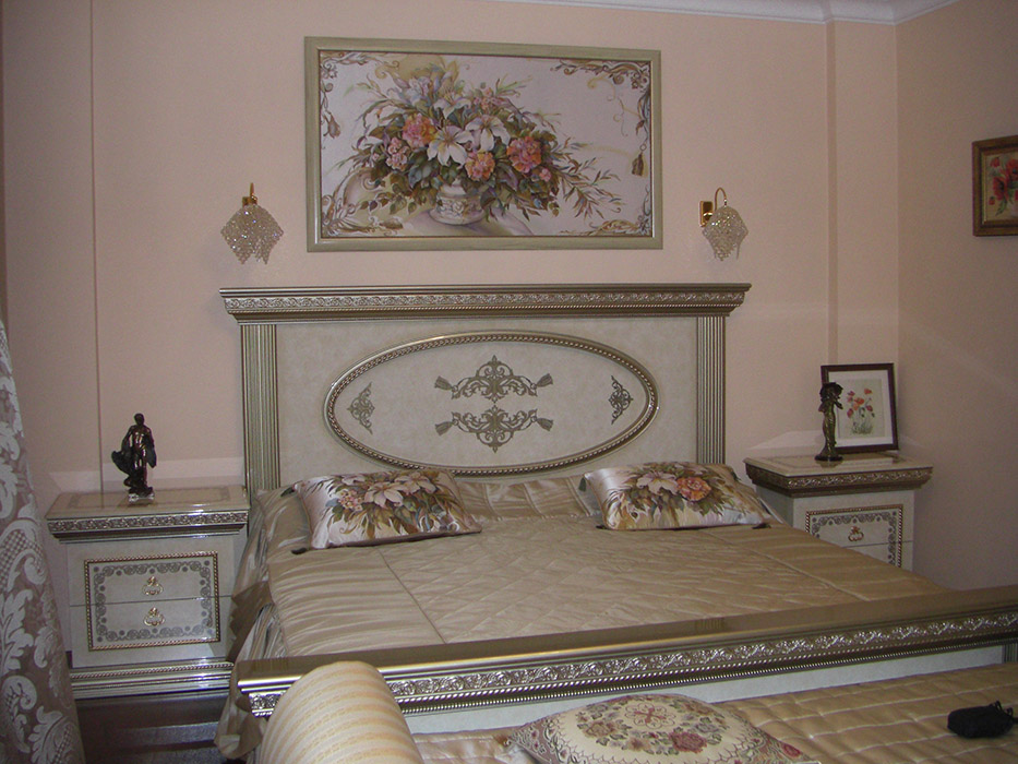  художник  Косульникова Алена, картина Пример оформления спальни