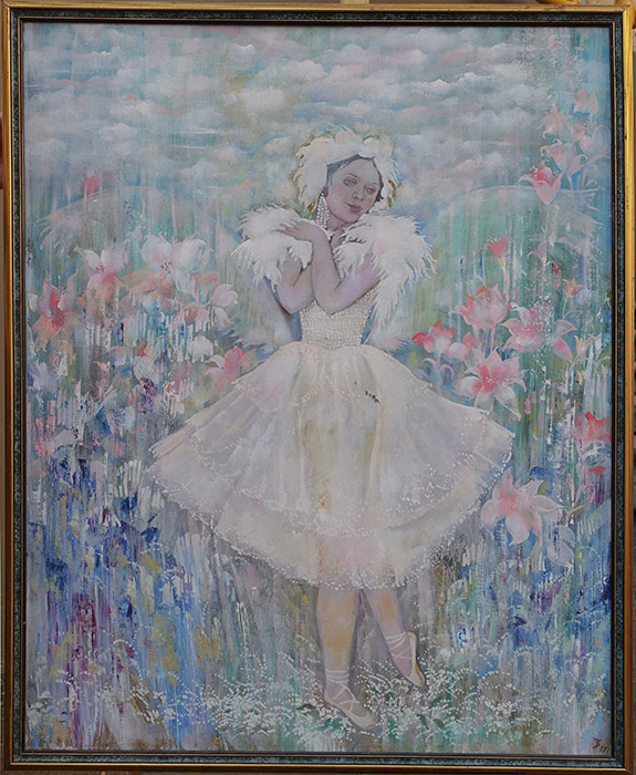  художник  Тенета Виктория, картина Одетта. Лебединое озеро