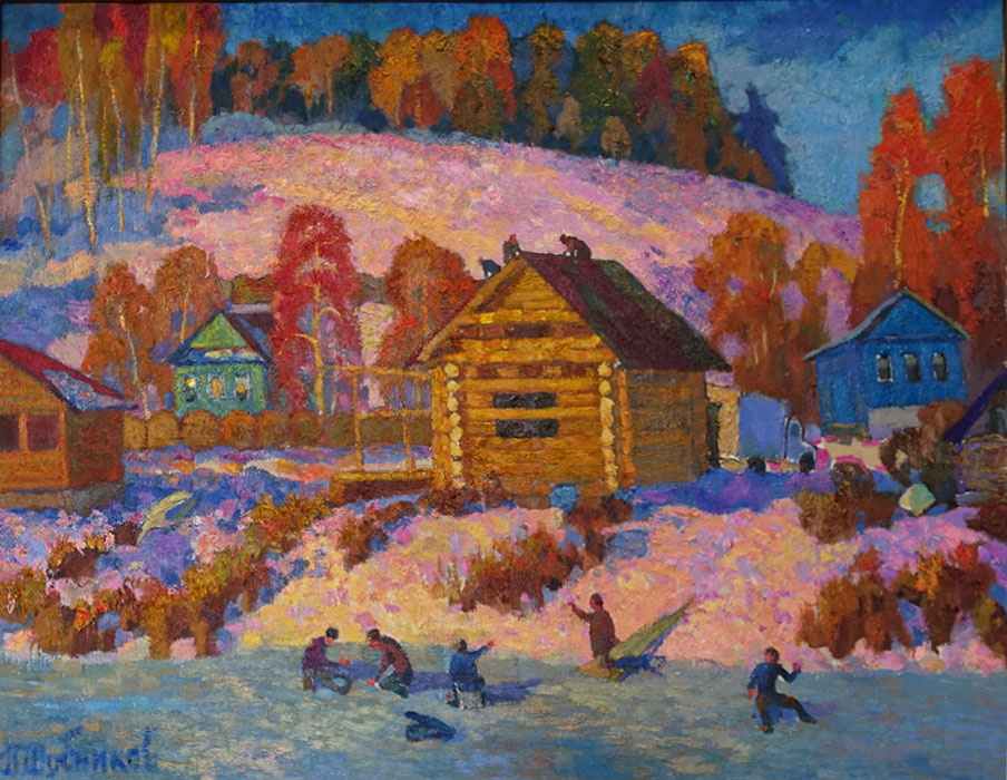  художник  Шубников Павел, картина Новый дом