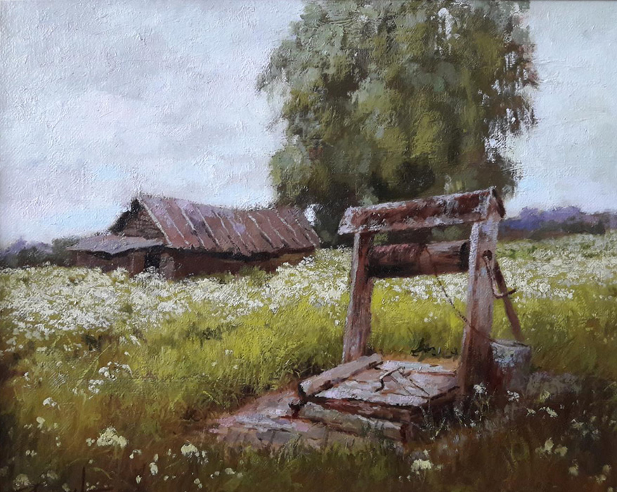  художник  Николаев Юрий, картина Ностальгия