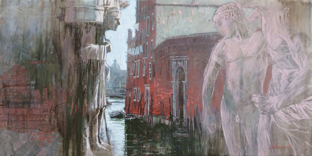  художник  Комарова Елена, картина Венеция. Наблюдатель