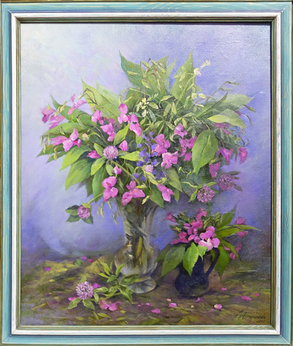  художник  Бирюкова Майя , картина Летние цветы