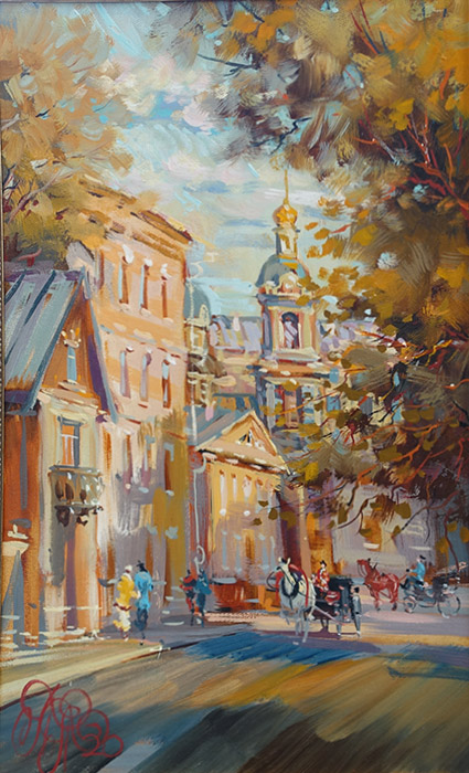  художник  Пеньковский Павел , картина Подкопаевский переулок