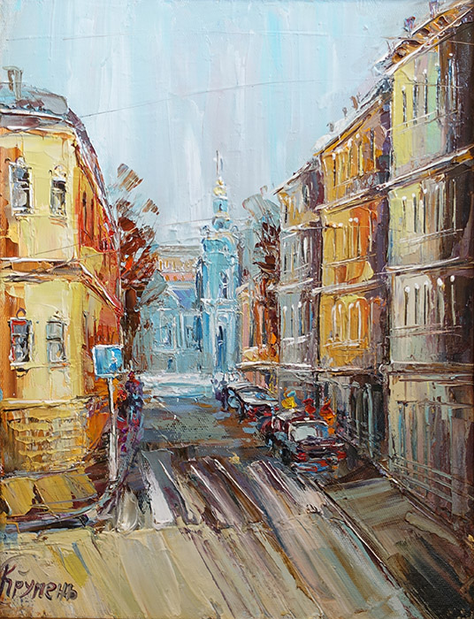  художник  Пеньковский Павел , картина Петровский переулок