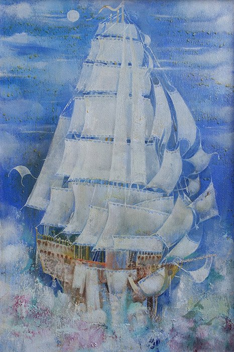  художник  Тенета Виктория, картина Морская сказка