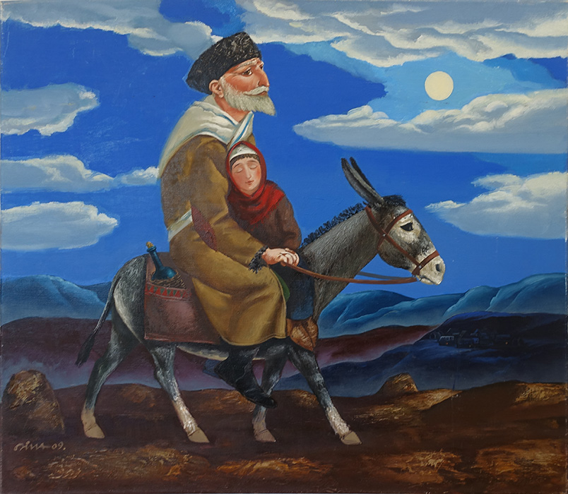  художник  Тедеев Дмитрий, картинаослик