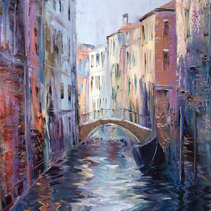  художник  Кравчук Влад, картина Венеция. Улица
