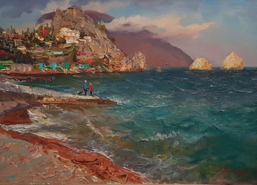  художник  Третьяков Роман, картина В сентябре на Черном море