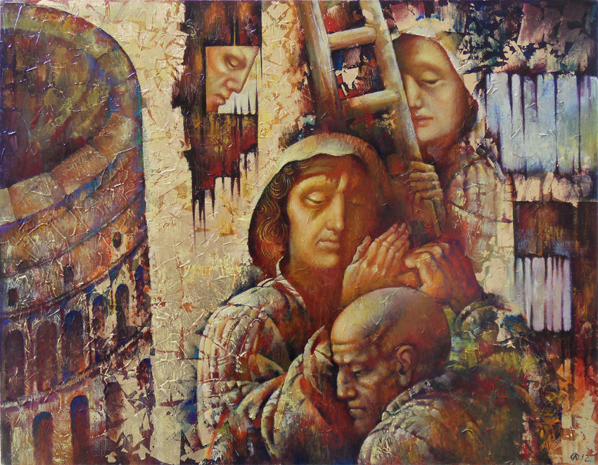  художник  Налетова Ольга, картина Лестница на Колизей