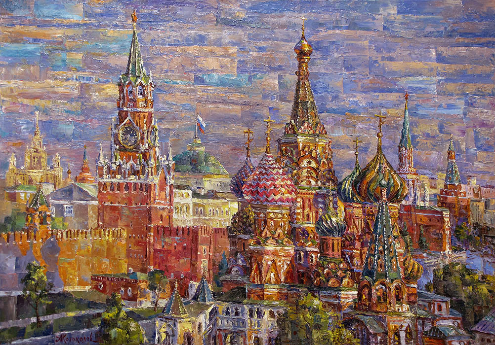  художник  Колоколов Антон, картина Покровский собор