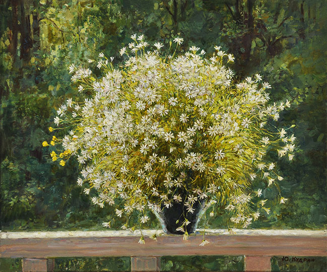  художник  Кудрин Юрий, картина Цветы майского леса