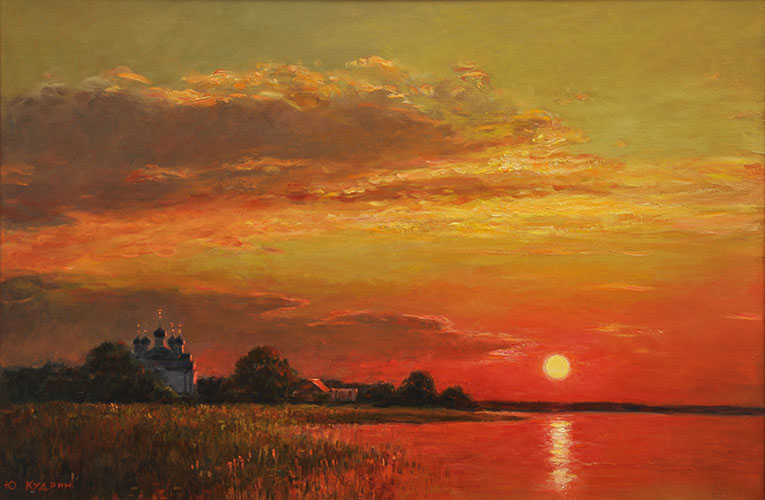  художник  Кудрин Юрий, картина Святое озеро
