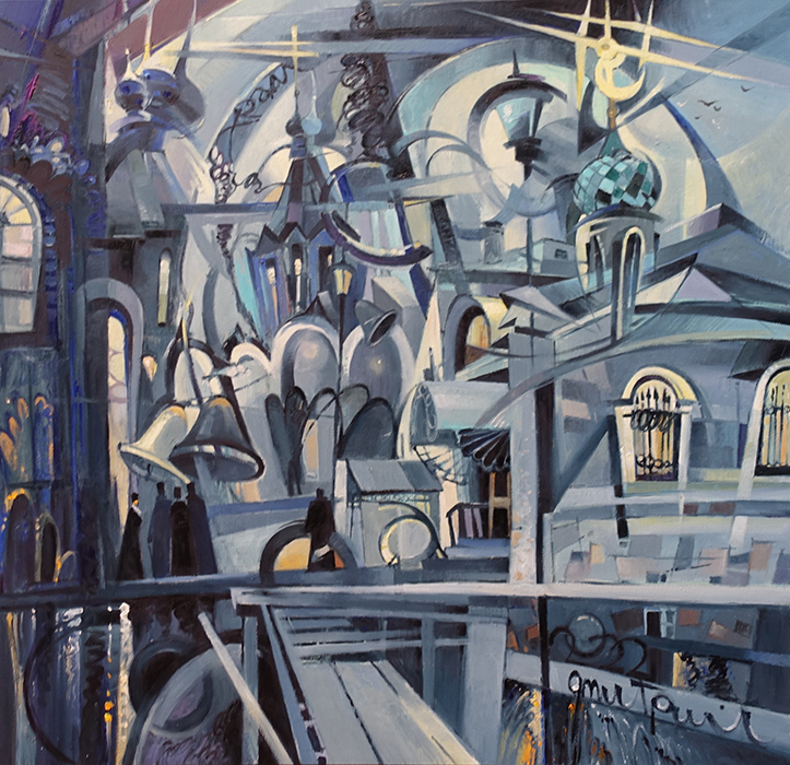  художник  Козлов Дмитрий, картина Кресто-Воздвиженский Иерусалимский женский монастырь