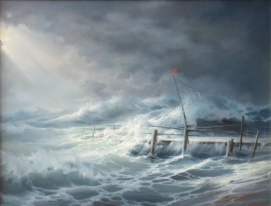 художник  Дмитриев Георгий, картина Сигнал бури