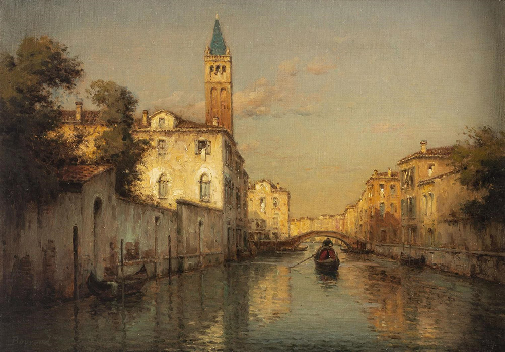  художник  Грохотов Анатолий, картина Венецианский канал