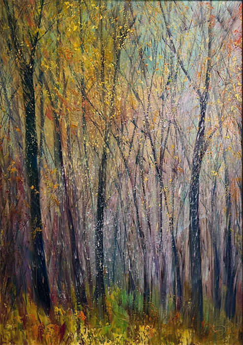  художник  Кравчук Влад, картина Осенний лес