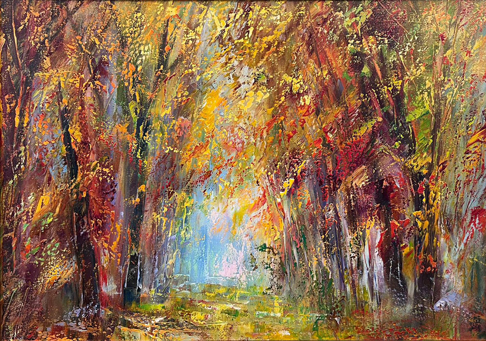  художник  Кравчук Влад, картина Осень
