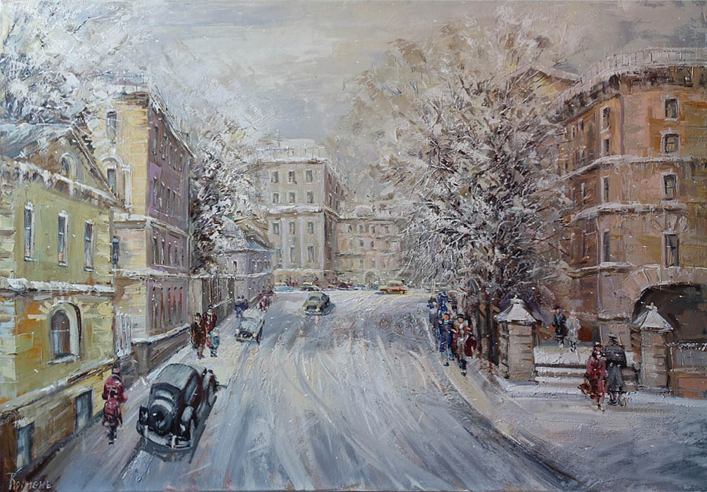  художник  Пеньковский Павел , картина Колпачный переулок