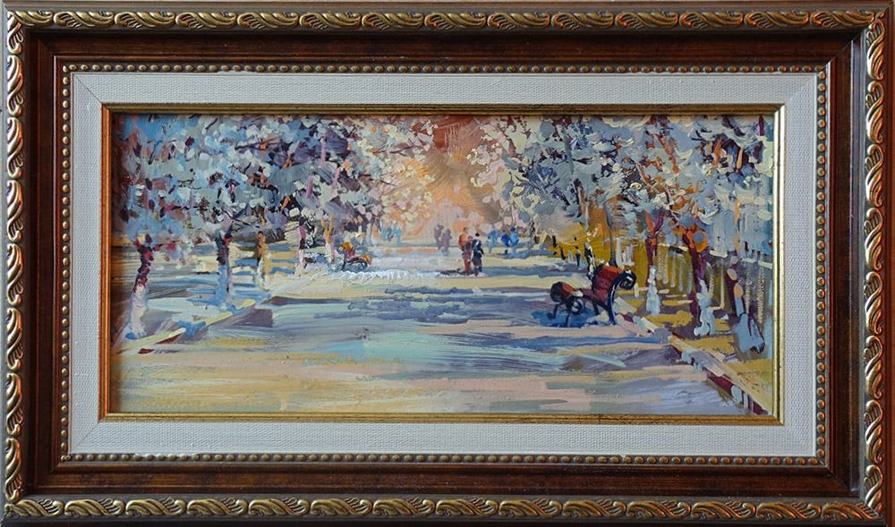  художник  Пеньковский Павел , картина Аллея в парке