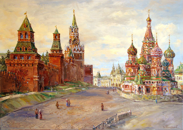 Старая москва кремль на